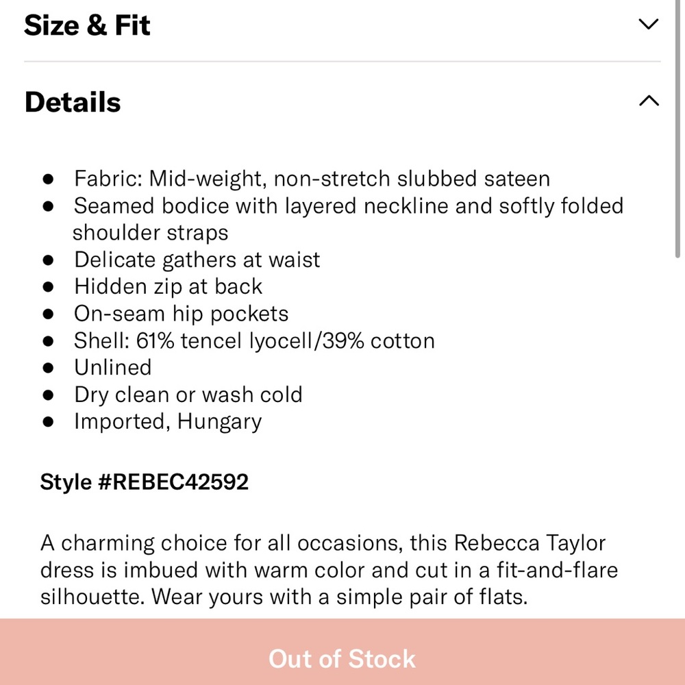 Rebecca Taylor midi dress - Picture 5 of 9